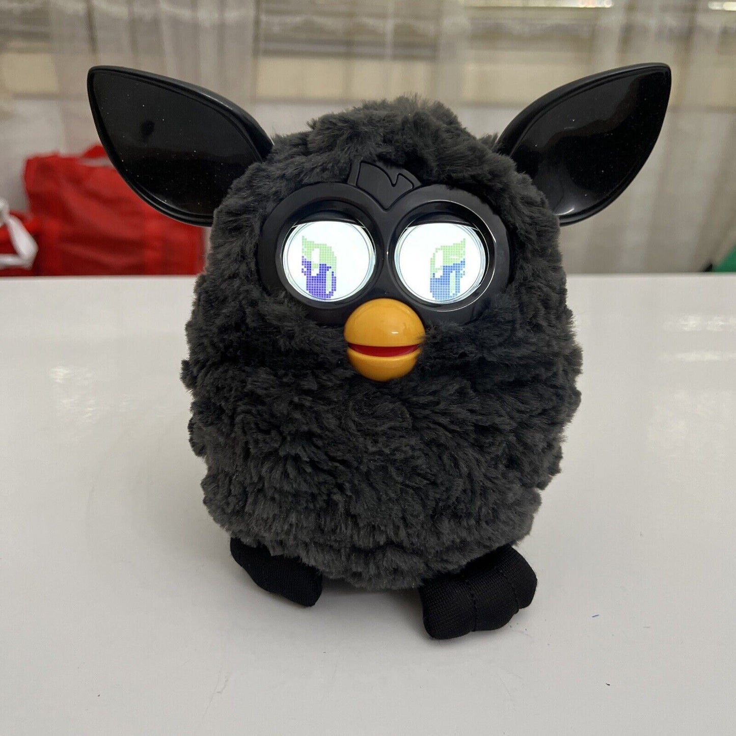 Black Bat Charcoal Furby 2012 Hasbro Interactive Electronic Pet Plush Toy