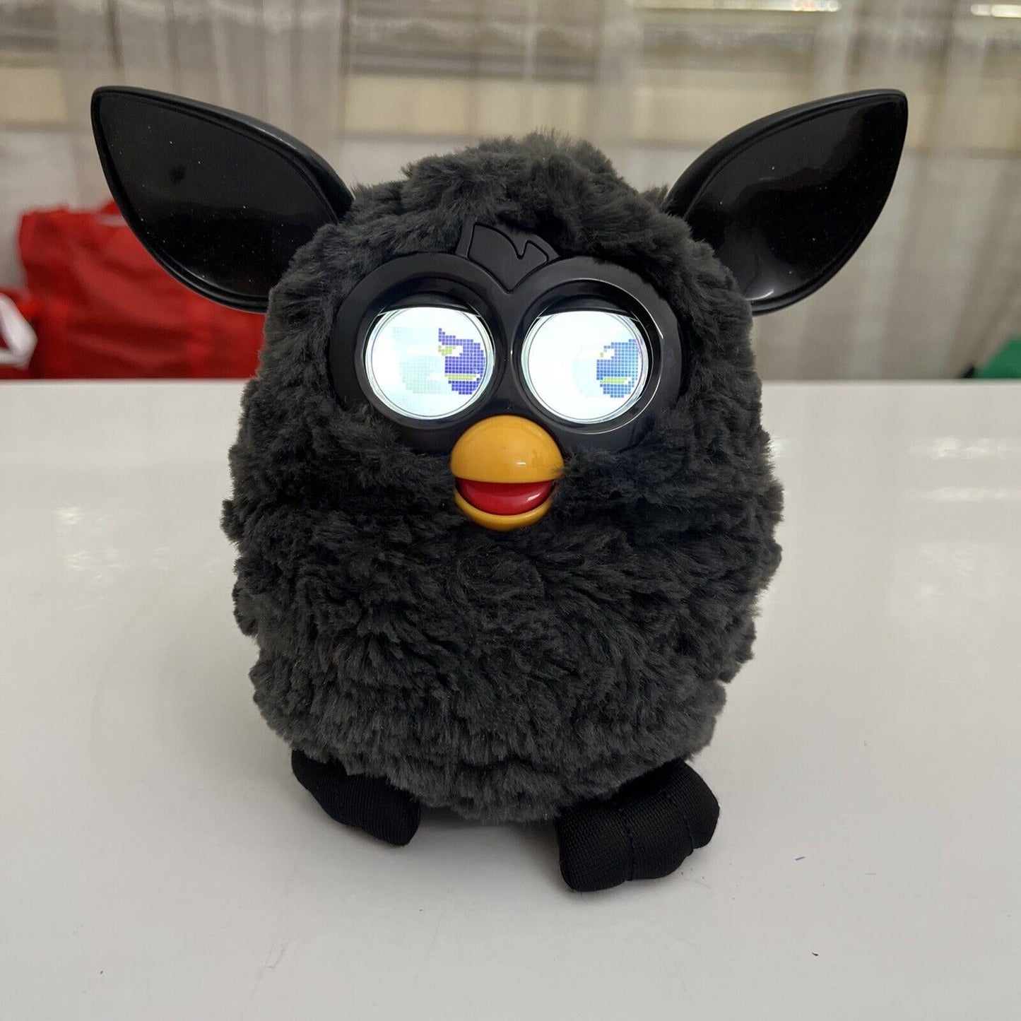Black Bat Charcoal Furby 2012 Hasbro Interactive Electronic Pet Plush Toy