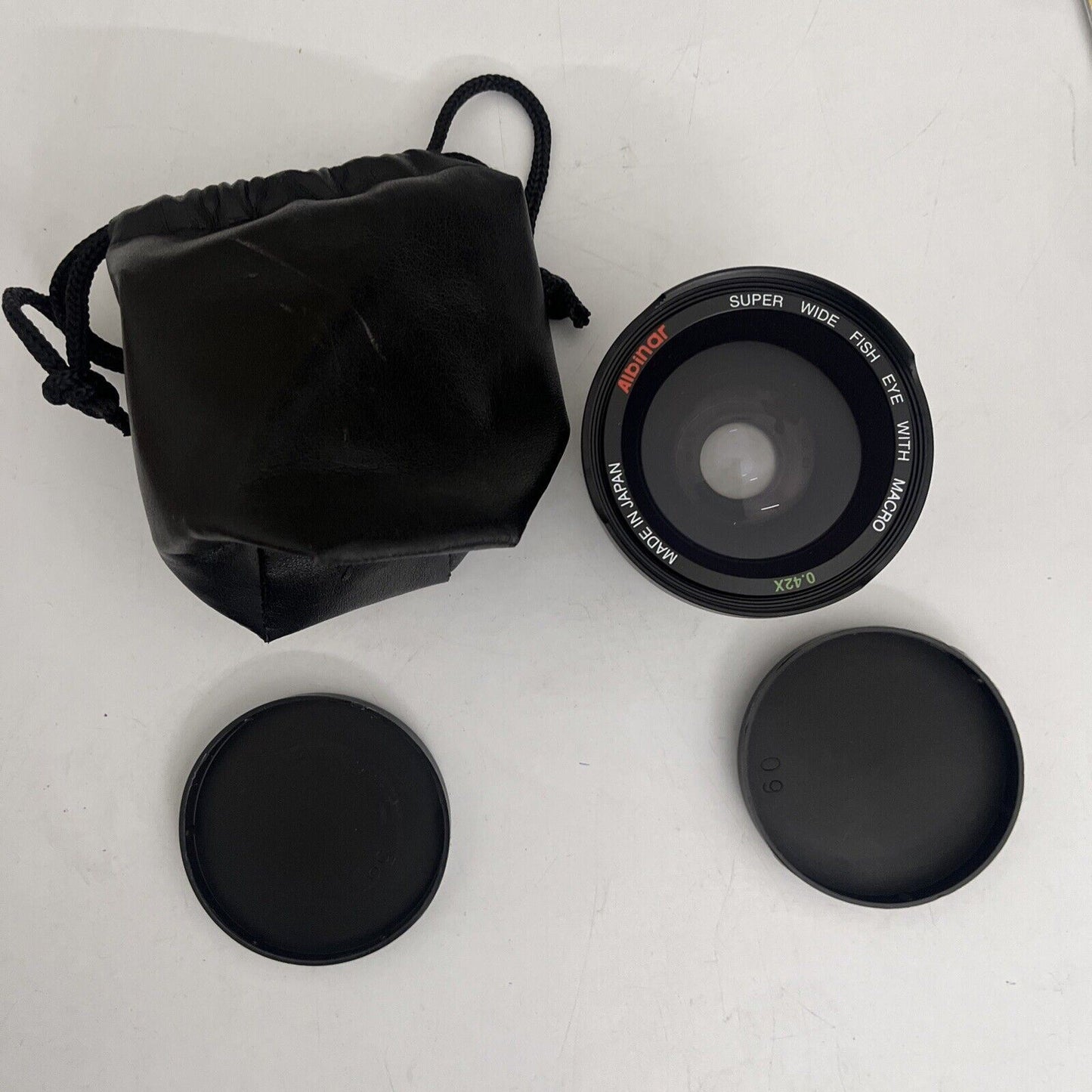 Albinar Super Wide FishEye Lens with Macro 0.42X Made in Japan 40.5-58mm