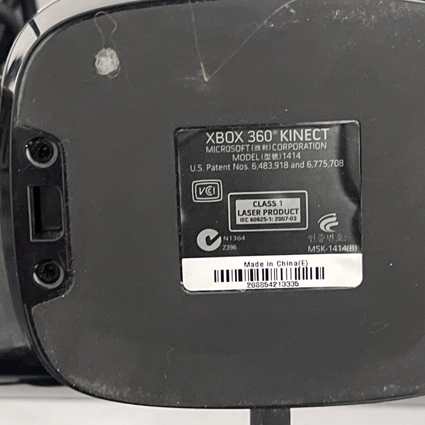 Genuine Xbox 360 Kinect Sensor Model 1414 Black
