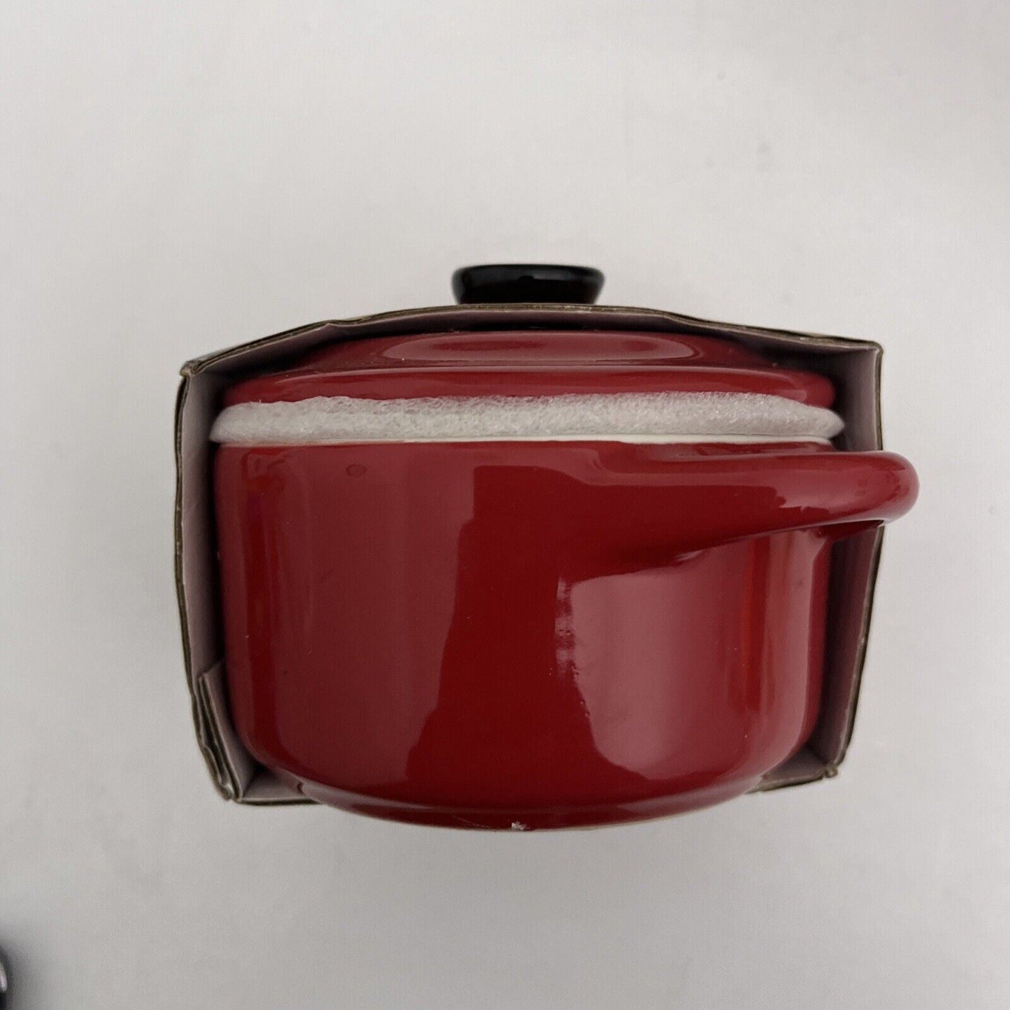 Crofton Mini Ceramic Casserole with Lid Red