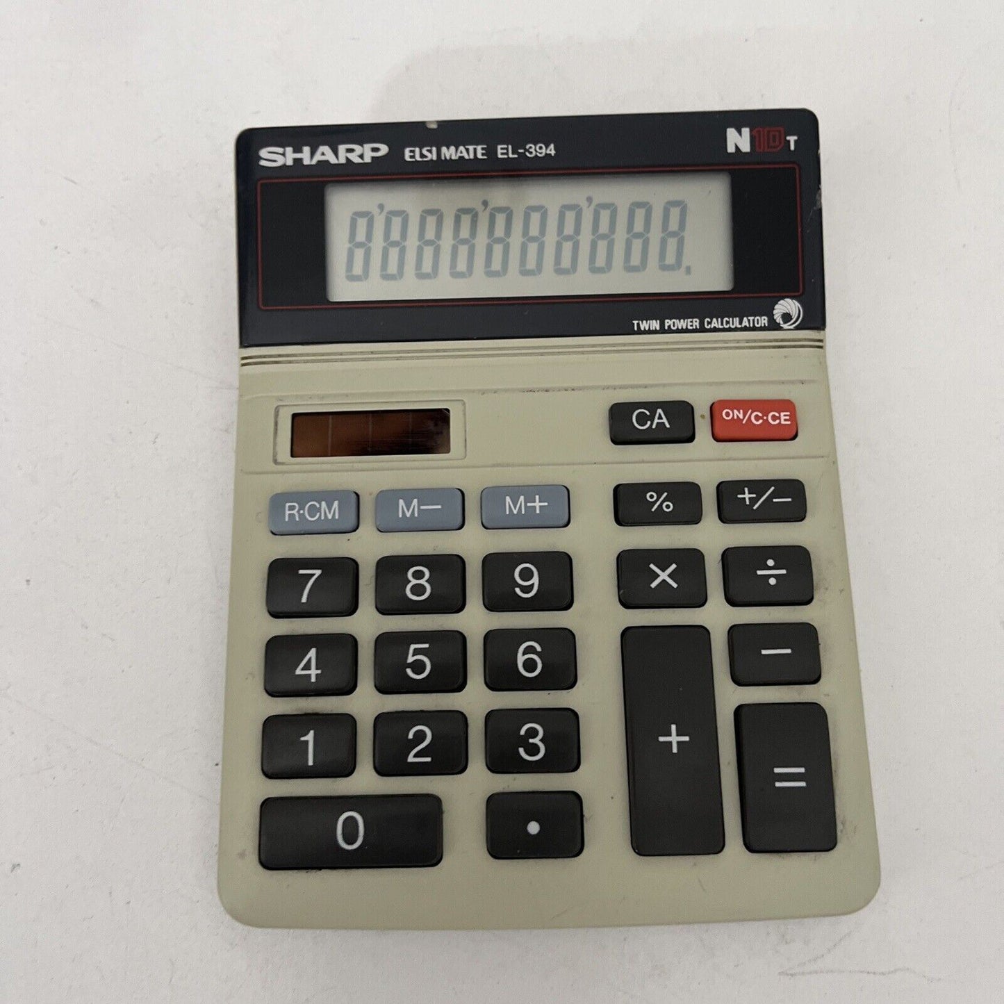 Sharp ELSI Mate EL-394 Solar Twin Power Calculator