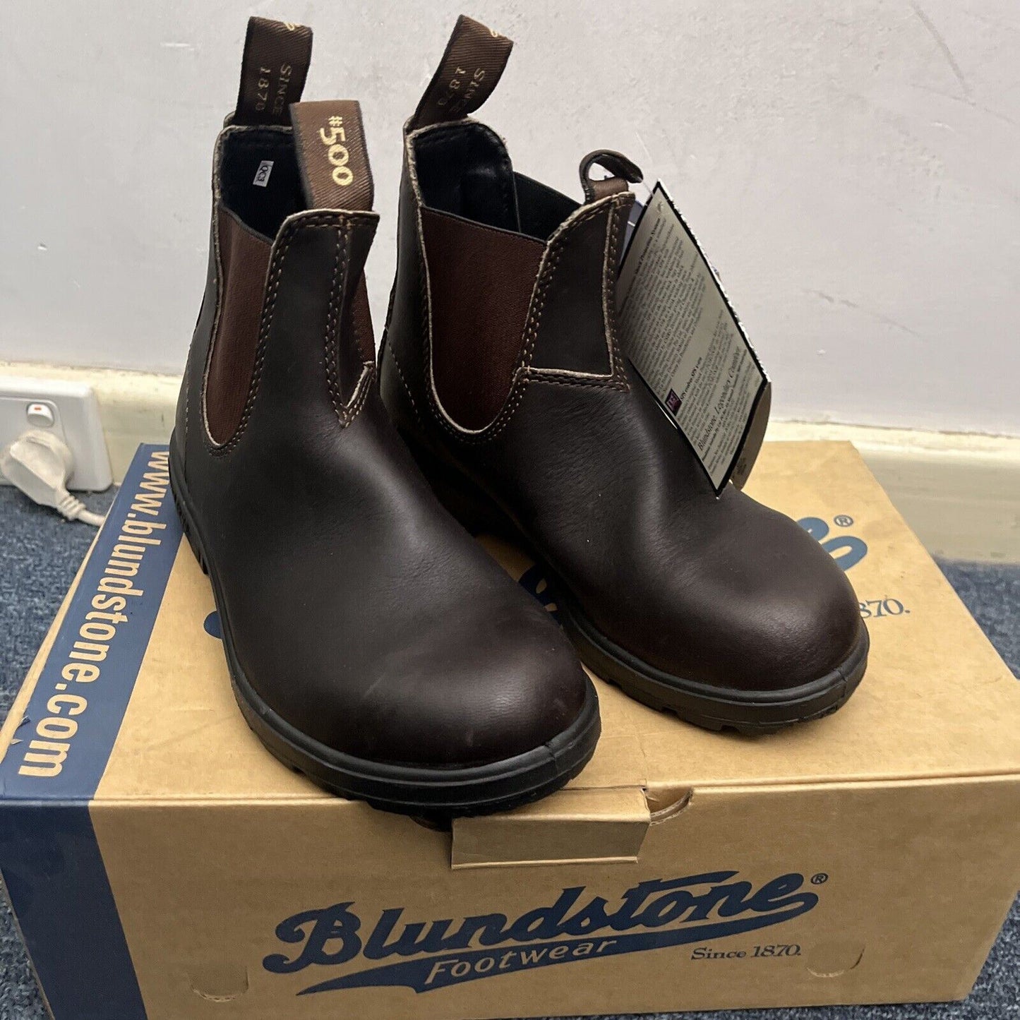 Blundstone Boots Style 500 Stout Brown Size 3
