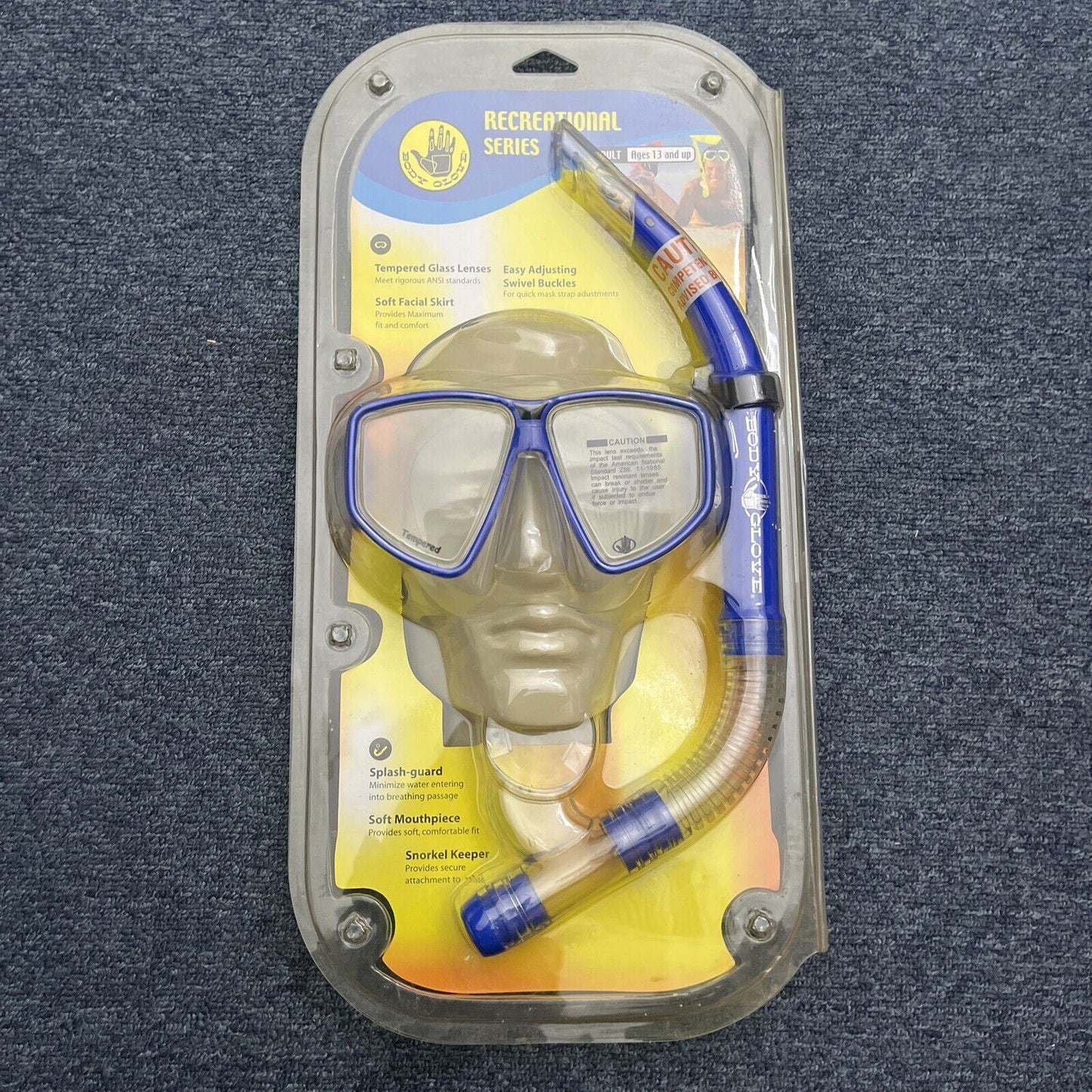 Snorkel & Mask for Adults Ages 13 and Up *Never Used*