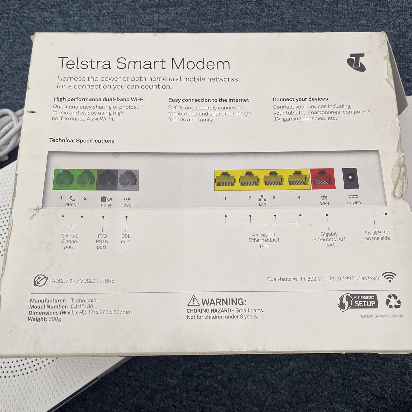 Telstra Smart Modem DJA0230 Wireless Router NBN