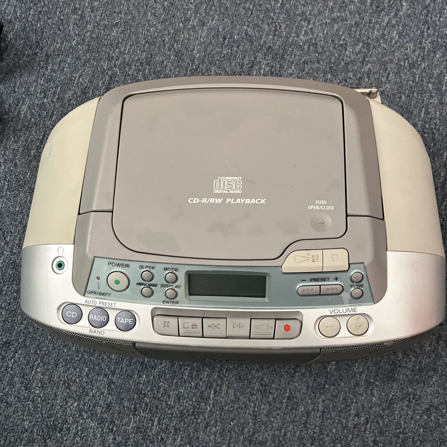 Sony CFD-S01 CD AM FM Radio Cassette Tape Recorder Boombox