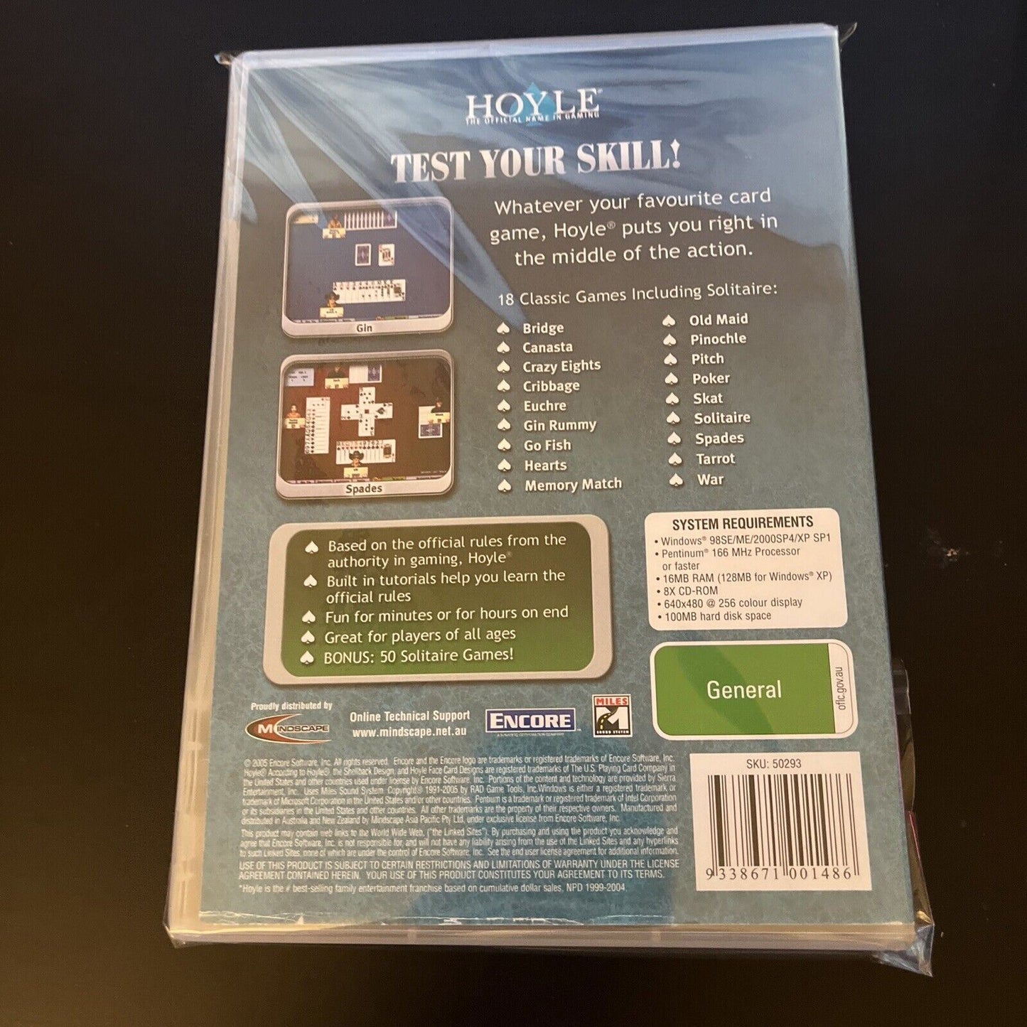 Hoyle Card Games PC CDROM 18 Classic Card Games