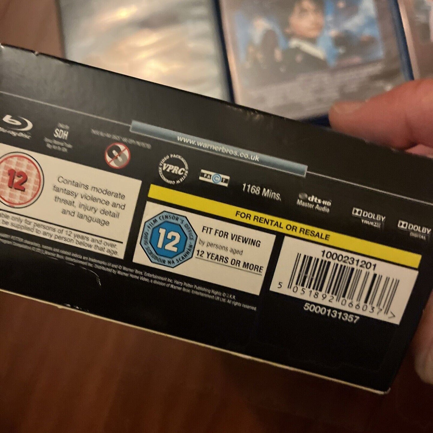 Harry Potter Complete 8 Film Collection 11 Disc Blu Ray Box Set Region B