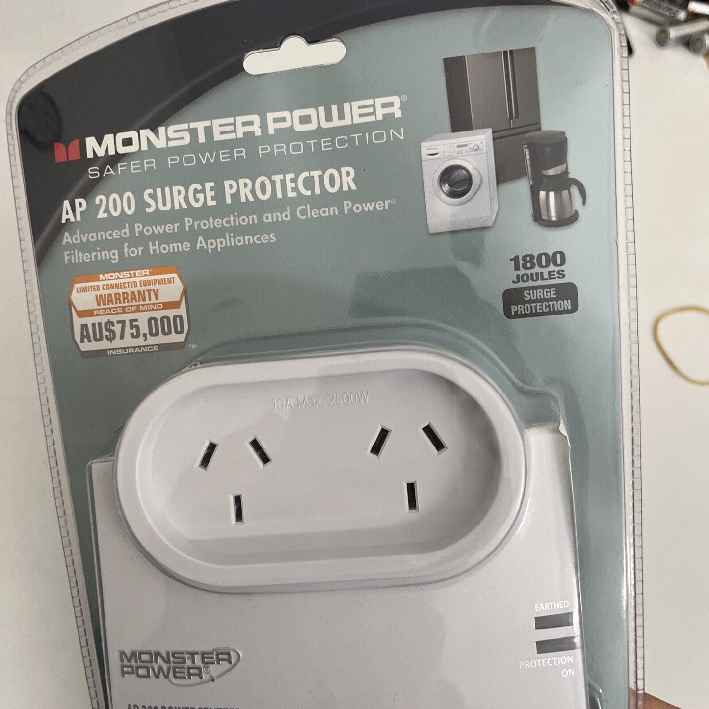 *New Sealed* Monster Power AP200 Surge Protector Filtering For Home Appliances