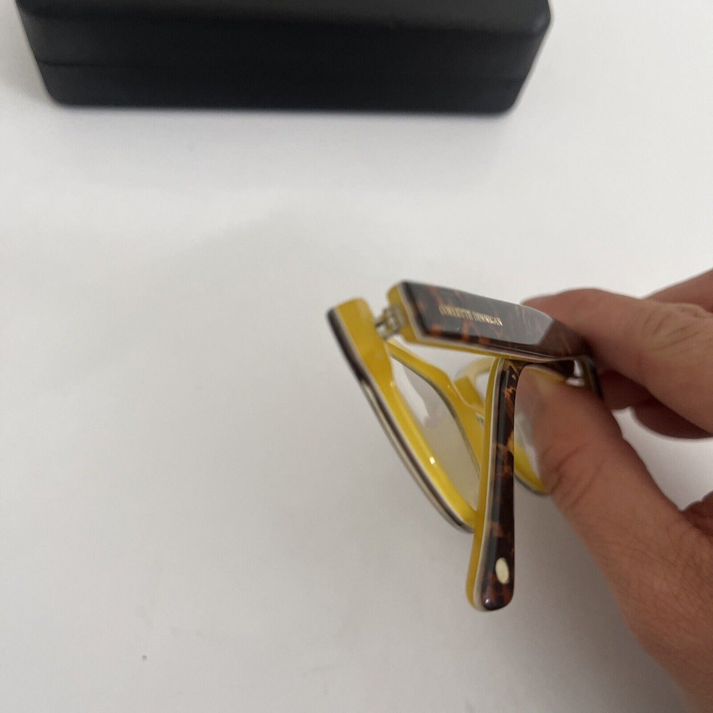 Collette Dinnigan Brown Yellow Eyeglasses 21 25665956 51/16 135