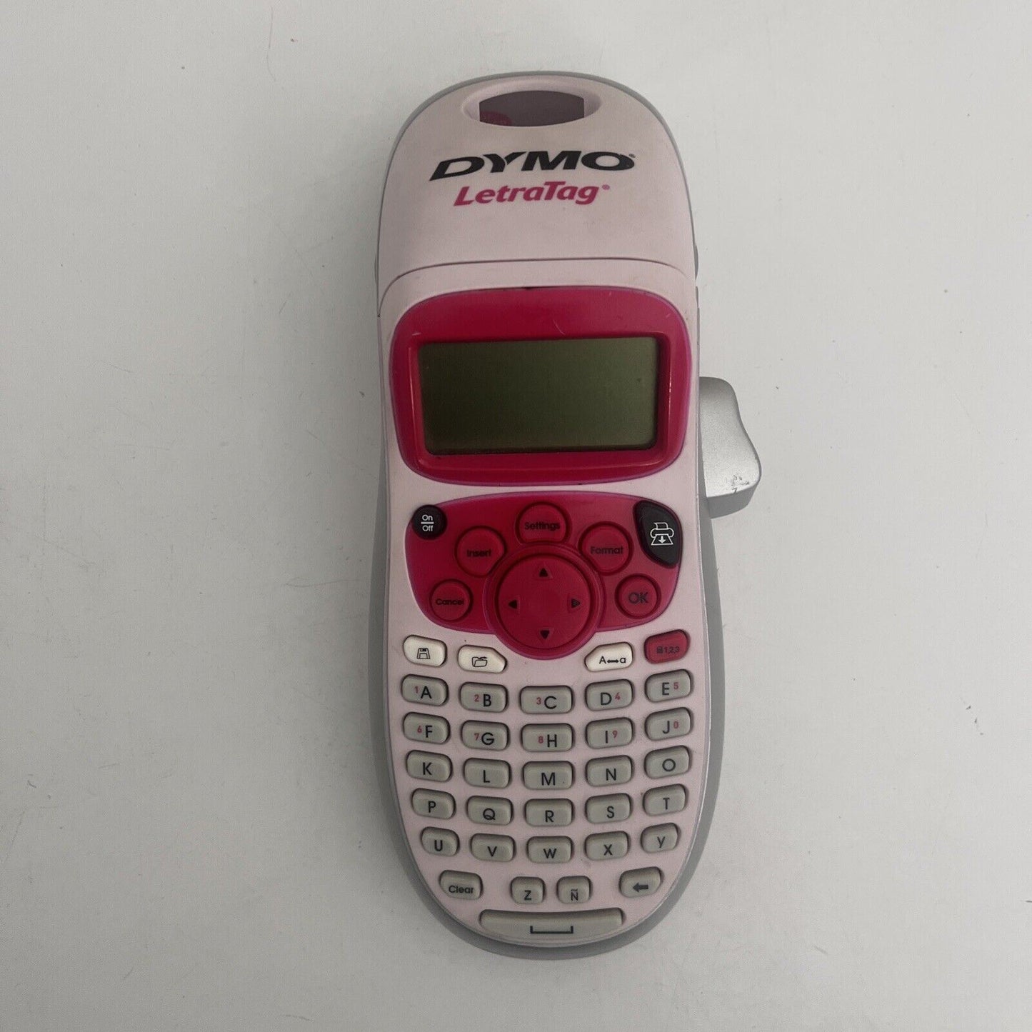 Dymo Lt-100H Letratag Handheld Label Maker Pink