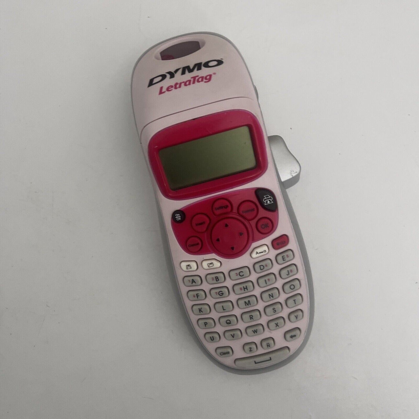 Dymo Lt-100H Letratag Handheld Label Maker Pink