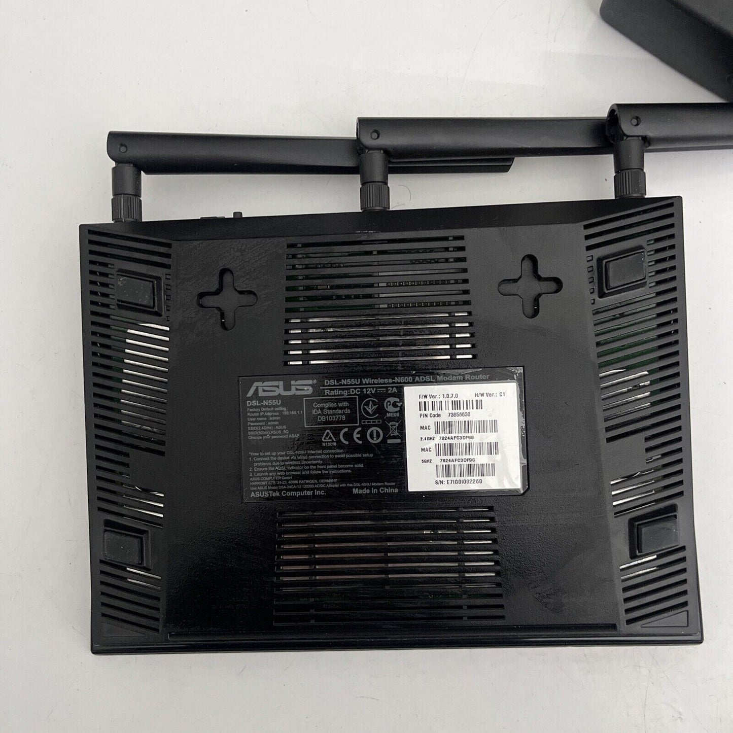 ASUS DSL-N55U Dual Band N600 Wireless ADSL Modem Router