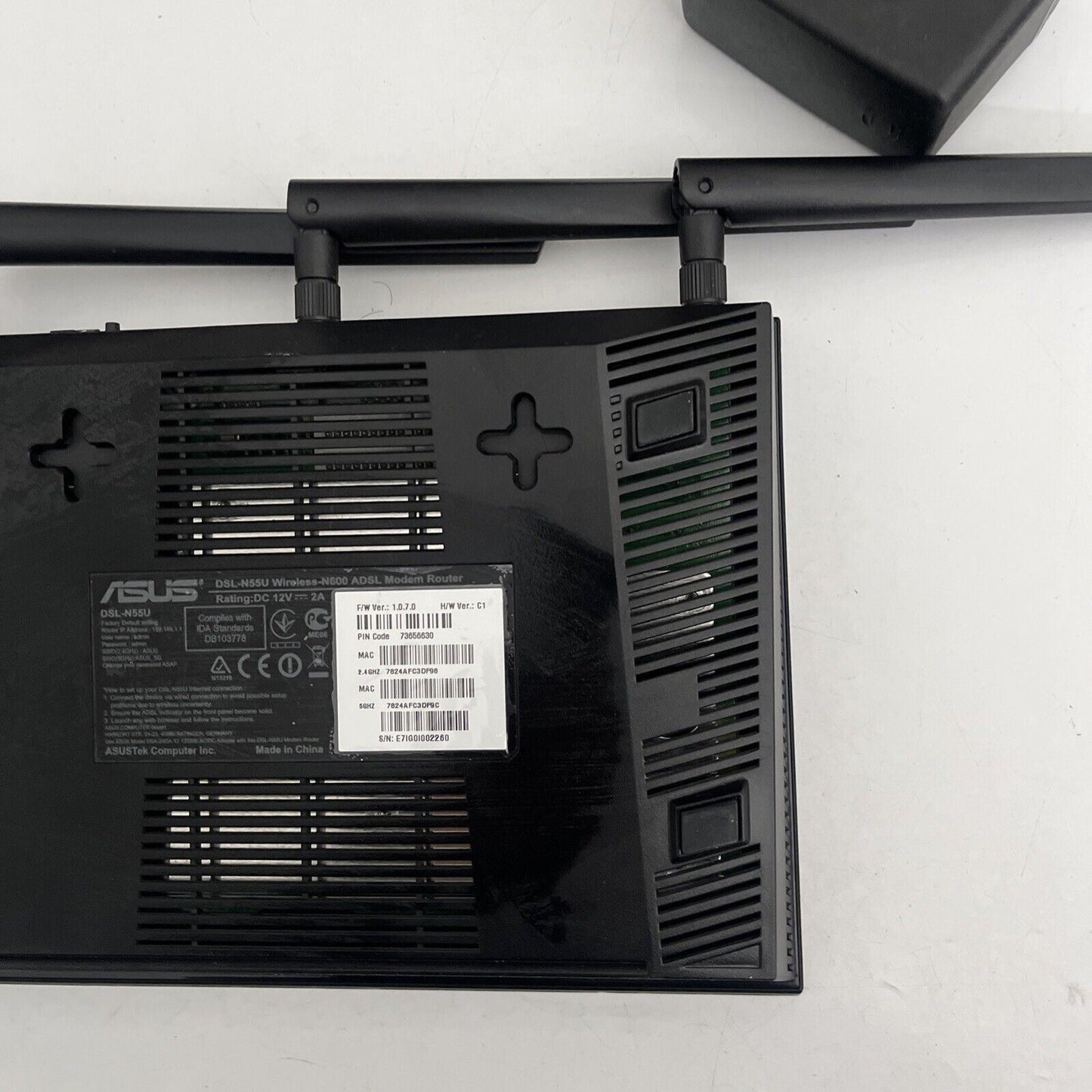 ASUS DSL-N55U Dual Band N600 Wireless ADSL Modem Router