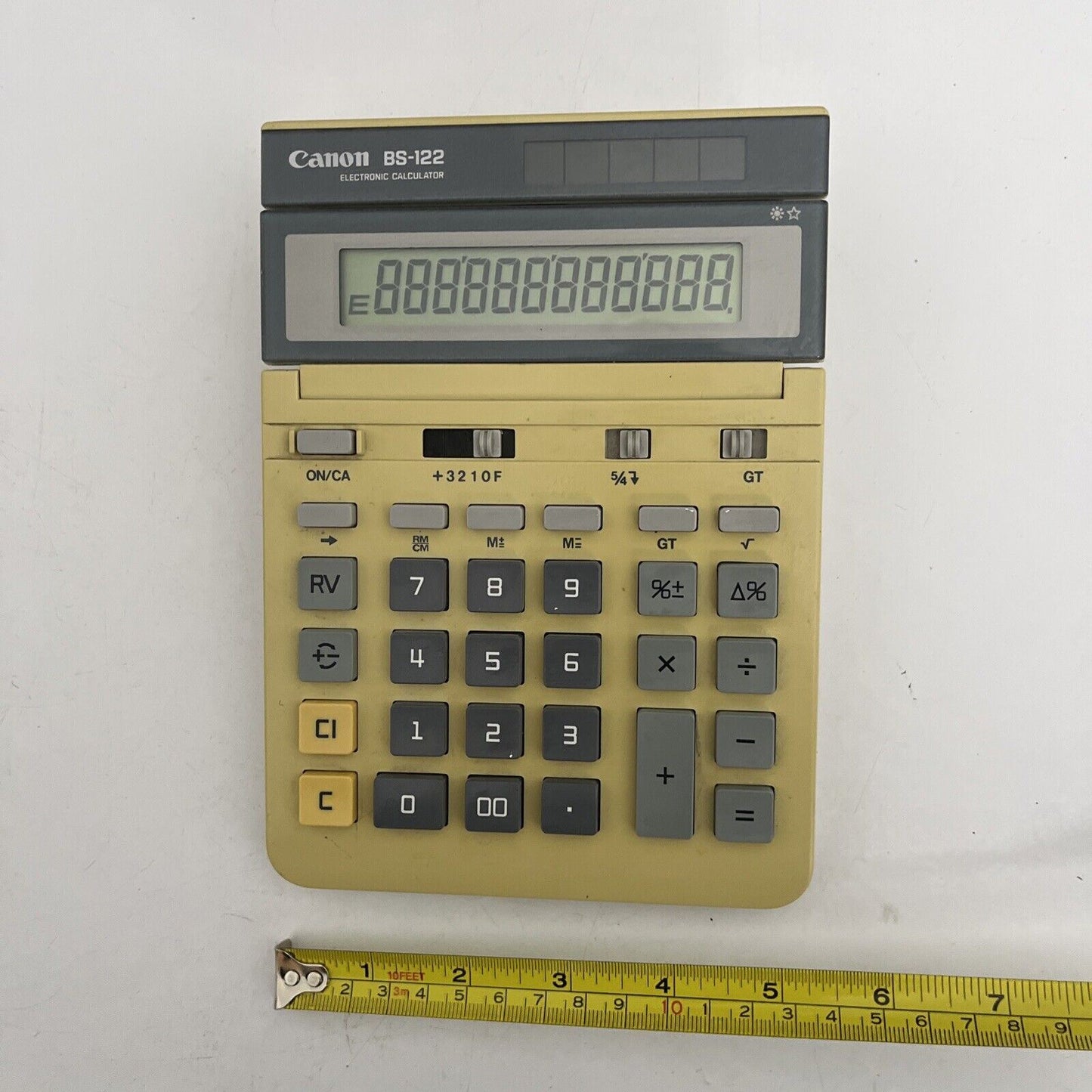 Canon BS-122 Solar Powered Electronic Calculator