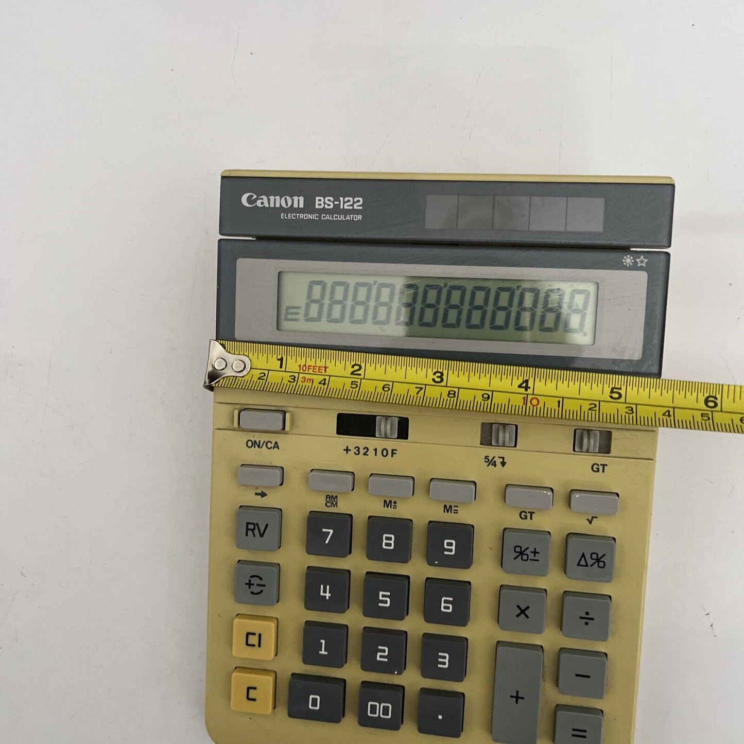Canon BS-122 Solar Powered Electronic Calculator