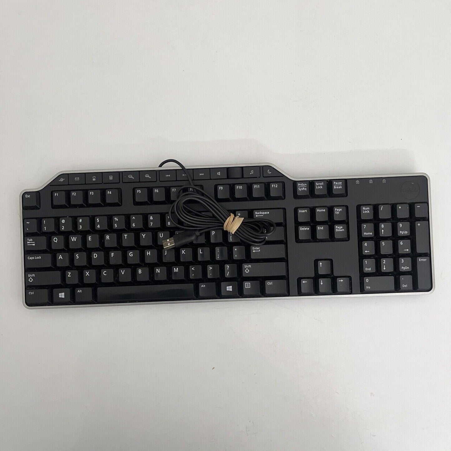 Dell KB522 USB Wired Keyboard English Australian with 2 USB Extension Port