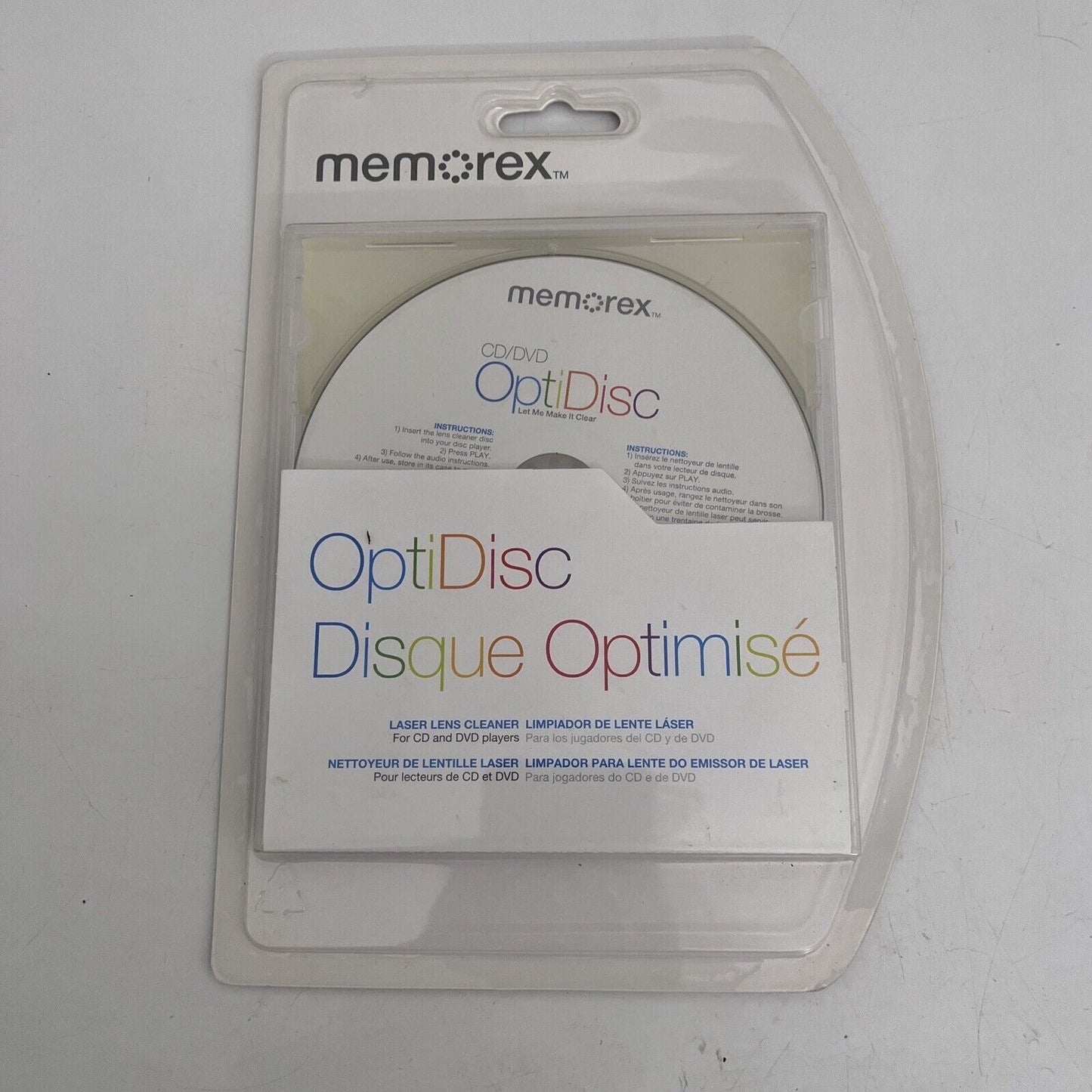 *New Sealed* Memorex OptiDisc Laser Lens Cleaner