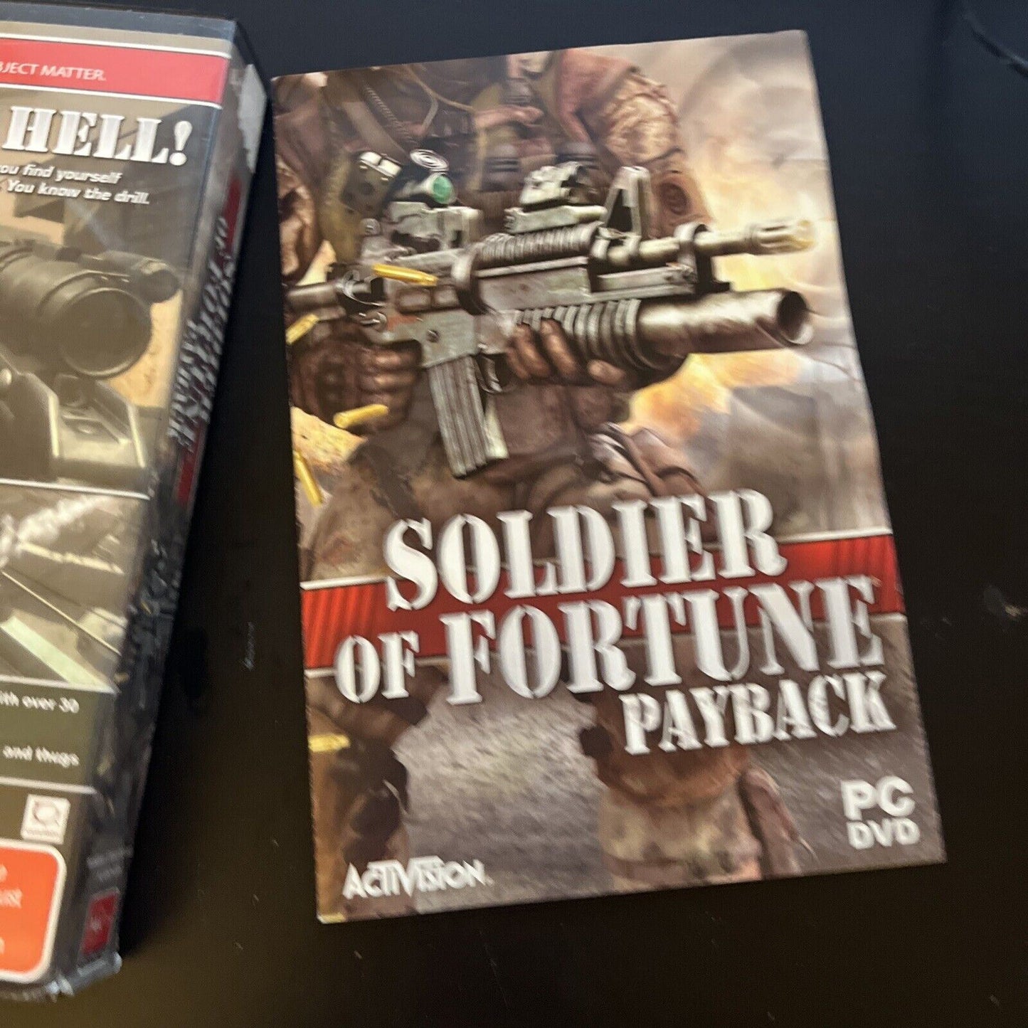 Soldier Of Fortune Payback PC DVD Windows FPS Shooter Game with Manual