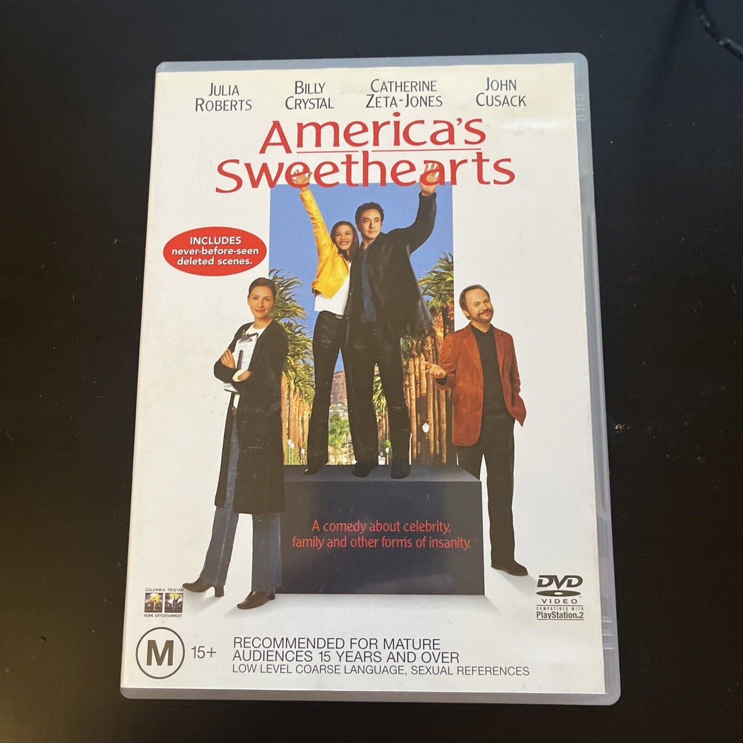 America's Sweethearts (DVD, 2001) Julia Roberts, Billy Crystal, NEW Region 4