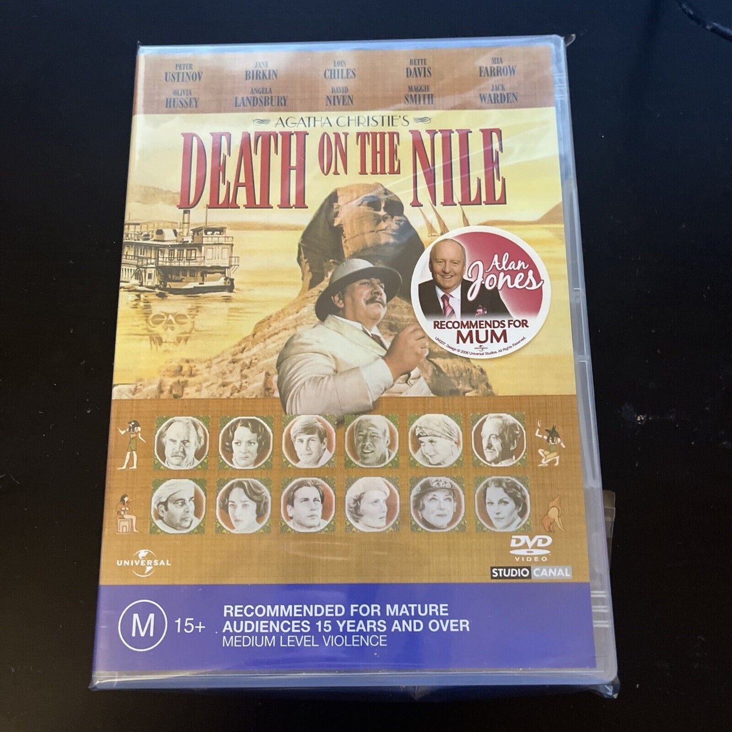 Death On The Nile (DVD, 1978) Peter Ustinov, Jane Birkin, NEW Region 4