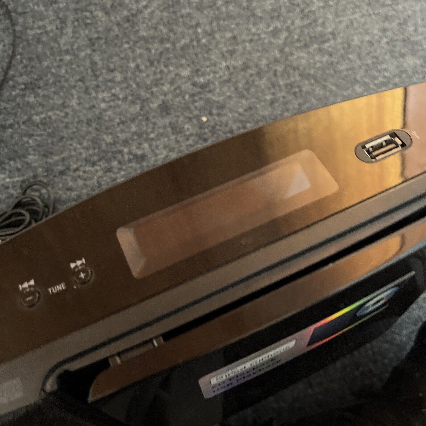 Sony Personal Audio System CD AM/FM Radio Player CMTV11iP *CD Tray Not Working*