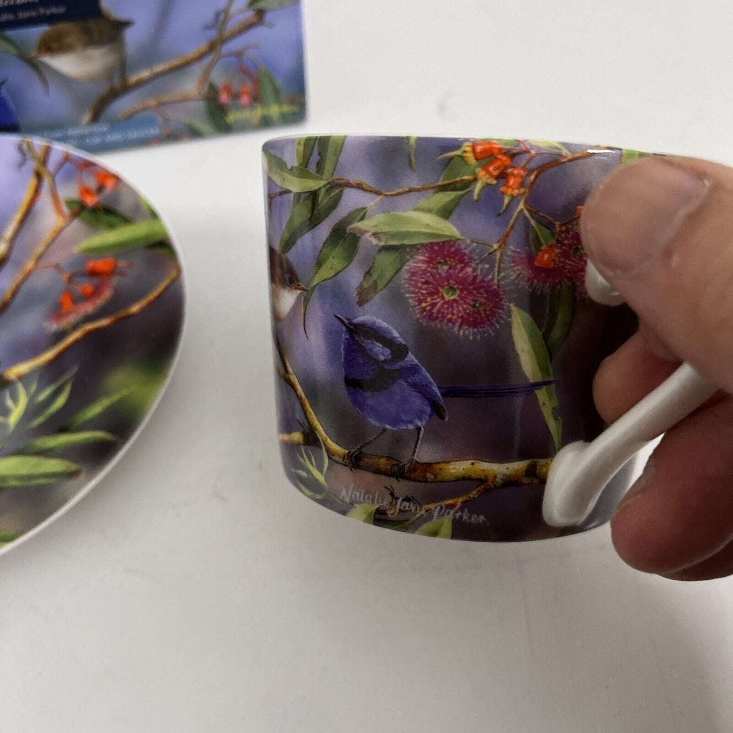 Ashdene 250ml Australian Wren Coral Gum Attraction Tea Cup/Saucer Drinking Mug