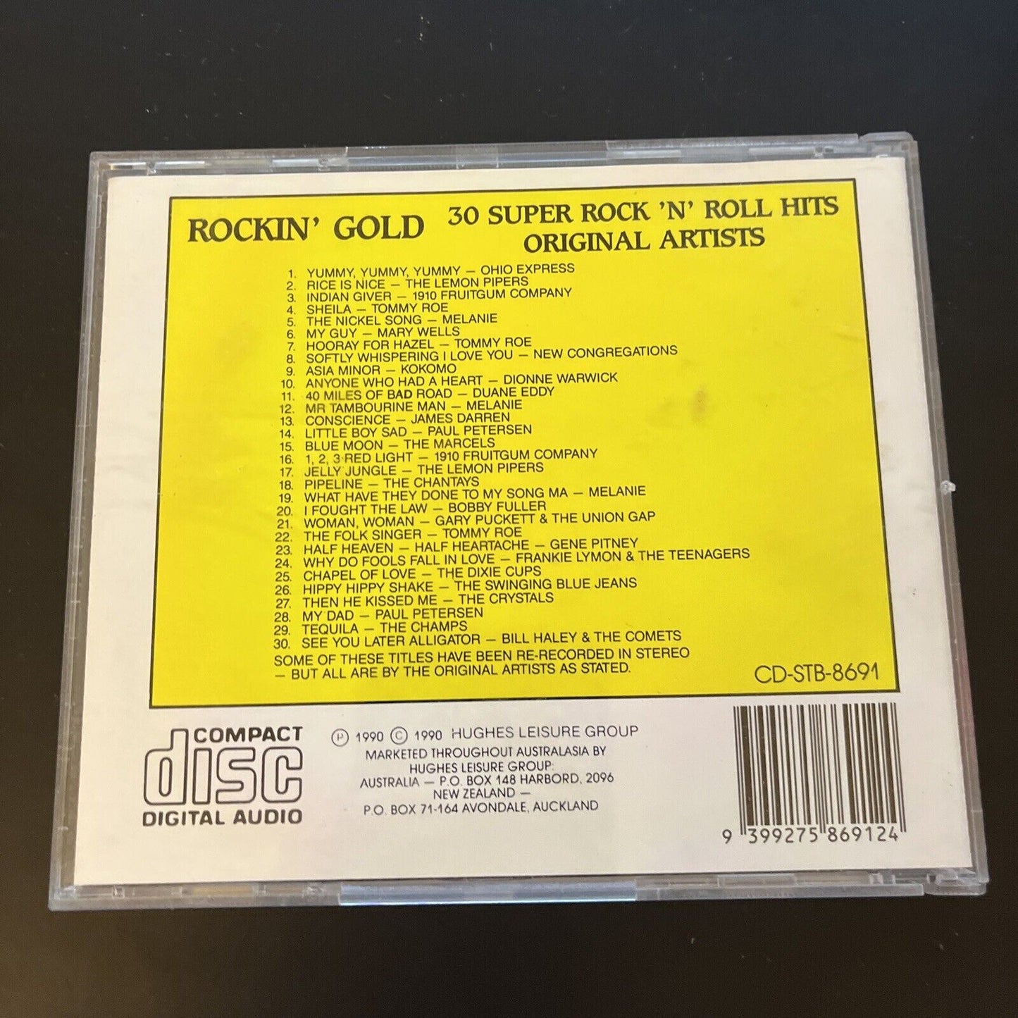 Rockin' Gold - 30 Super Rock 'N' Roll Hits (CD, 1990)