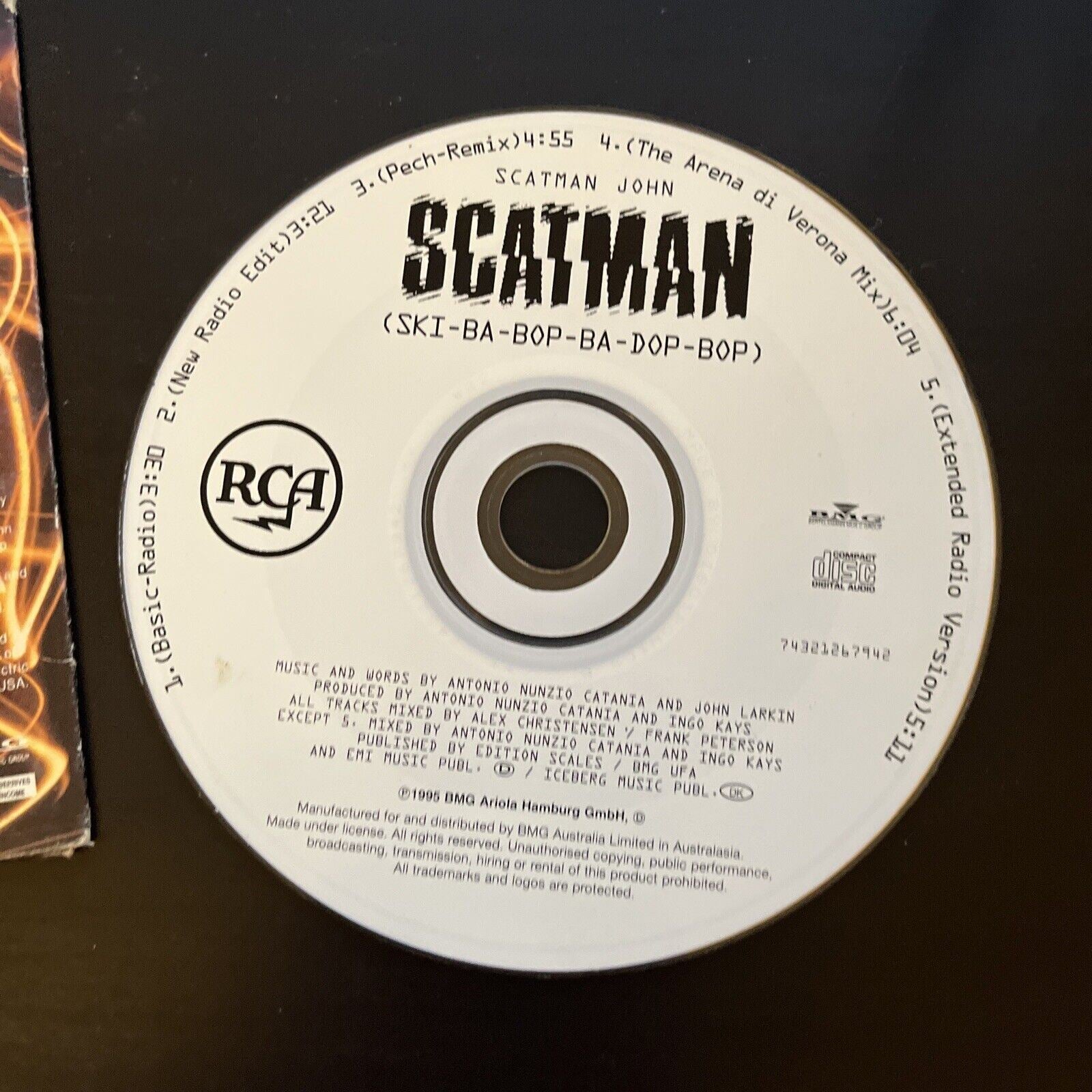 Scatman John Scatman (SkiBaBopBaDopBop) (CD, 1995) Retro Unit