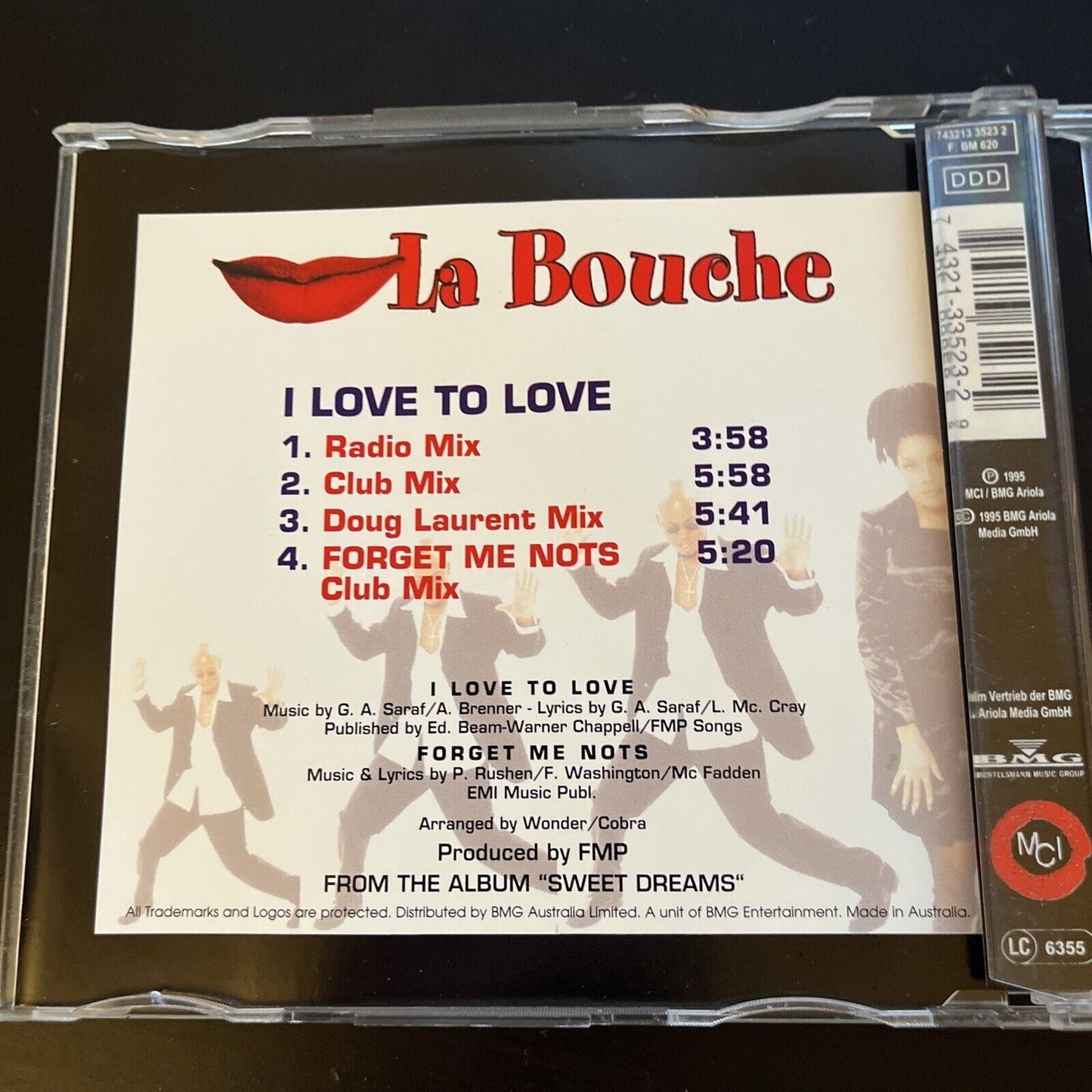 La Bouche - I Love To Love / Forget Me Nots (CD, 1995)