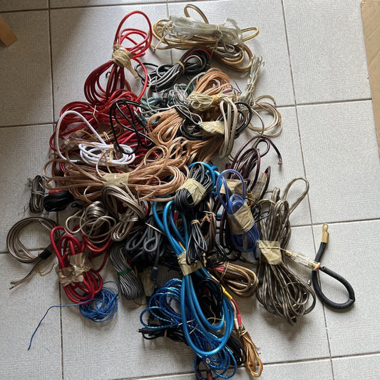 Bulk Lot 8.3kg Of Car Audio Cables & Car Audio Fuse Cables