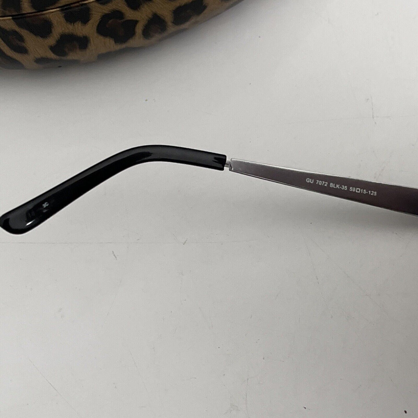 Guess Sunglasses Black with Case GU 7072 BLK-35 59/15-125