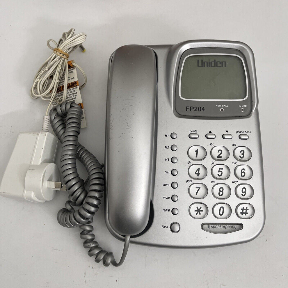 Uniden FP204 Wired Landline Phone with Speakerphone NBN Compatible
