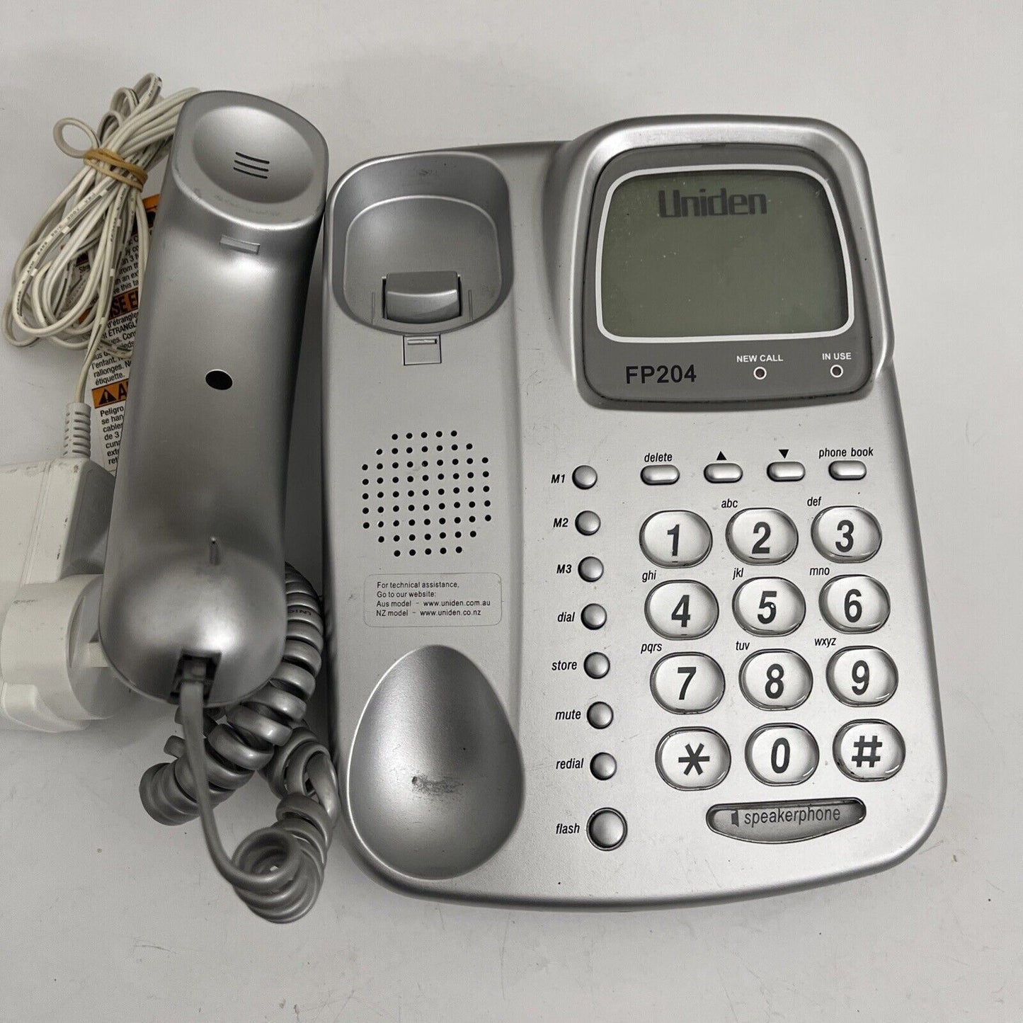 Uniden FP204 Wired Landline Phone with Speakerphone  NBN Compatible