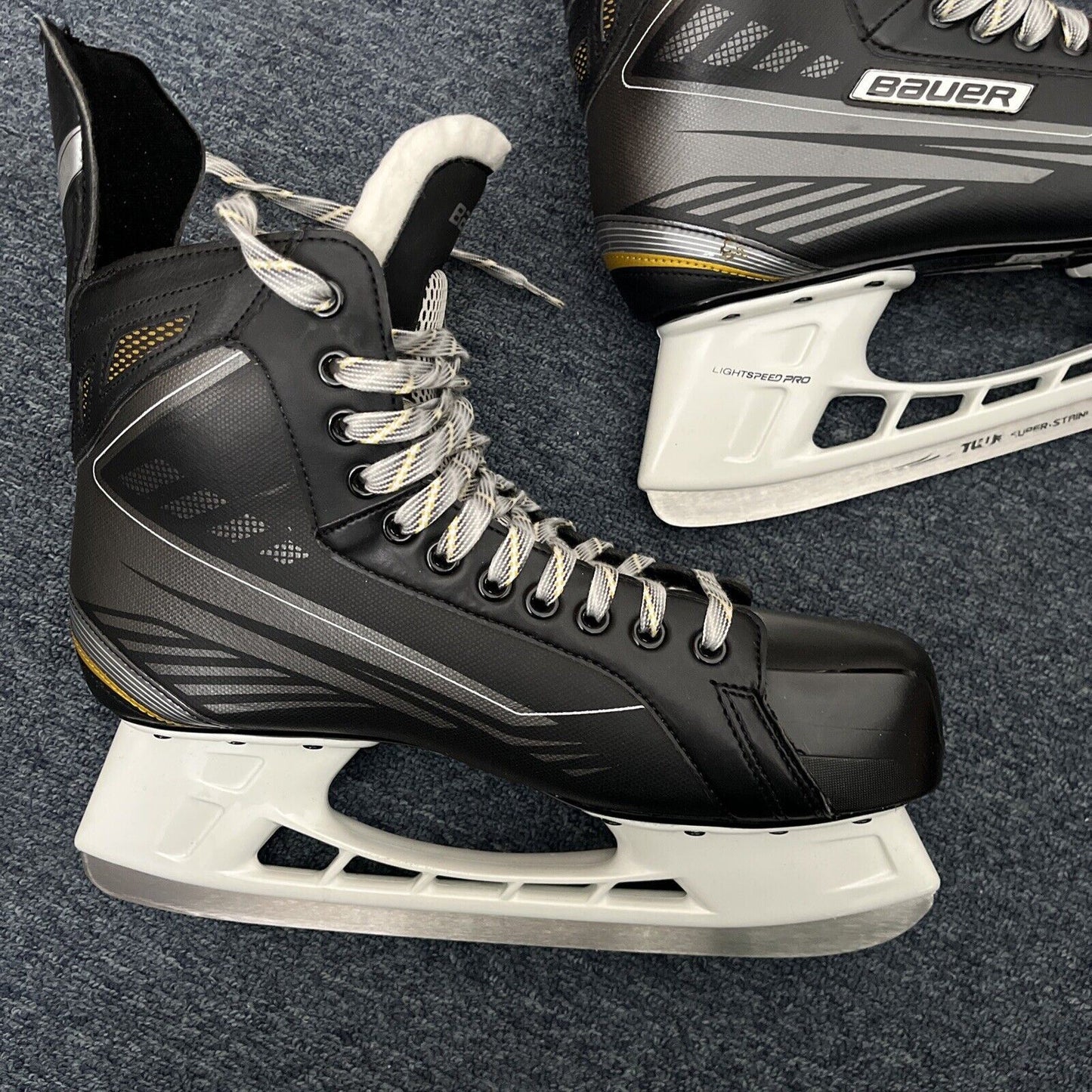 Bauer Lightspeed Pro Tuuk Super Stainless Ice Skate 12EE US13.5 UK12.5