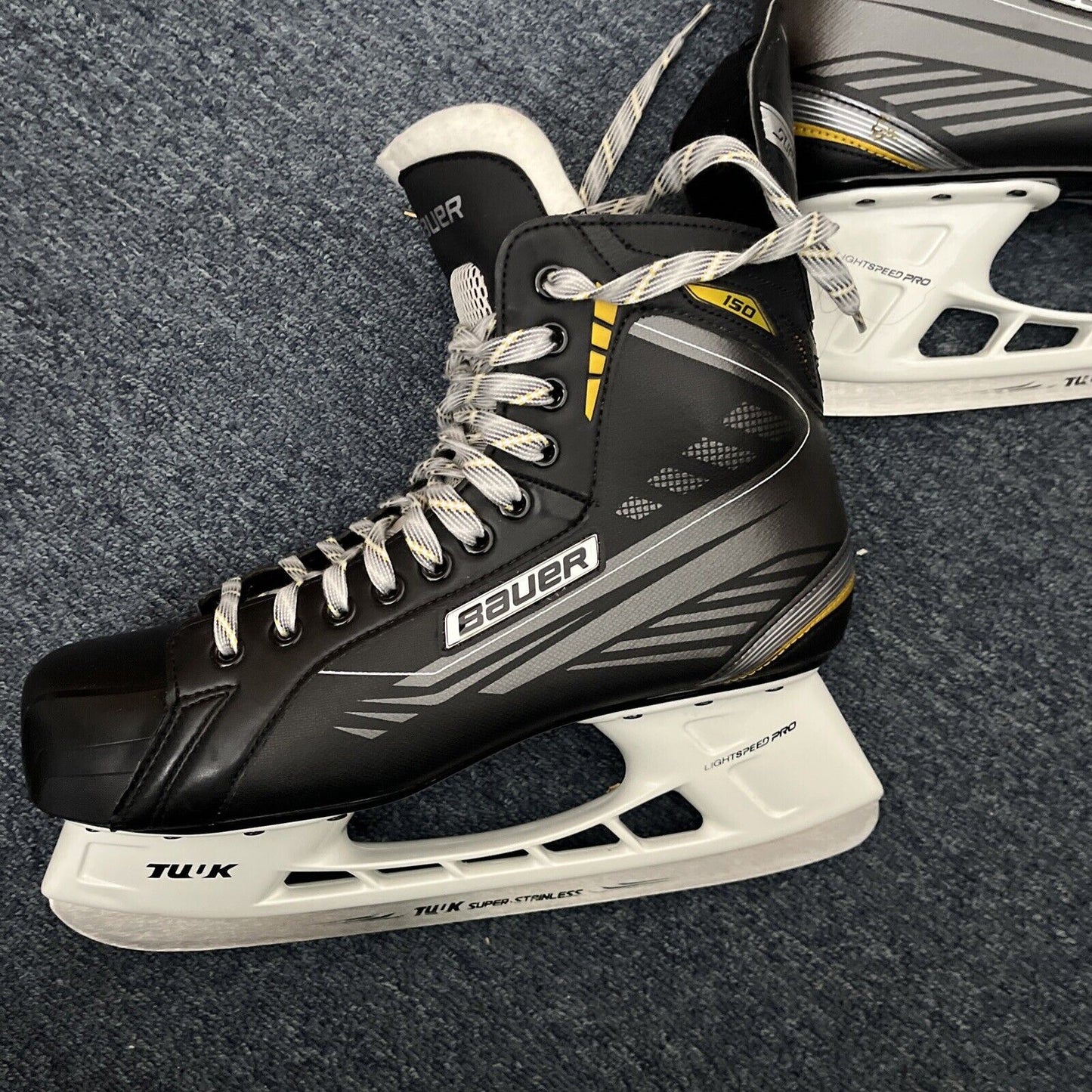 Bauer Lightspeed Pro Tuuk Super Stainless Ice Skate 12EE US13.5 UK12.5