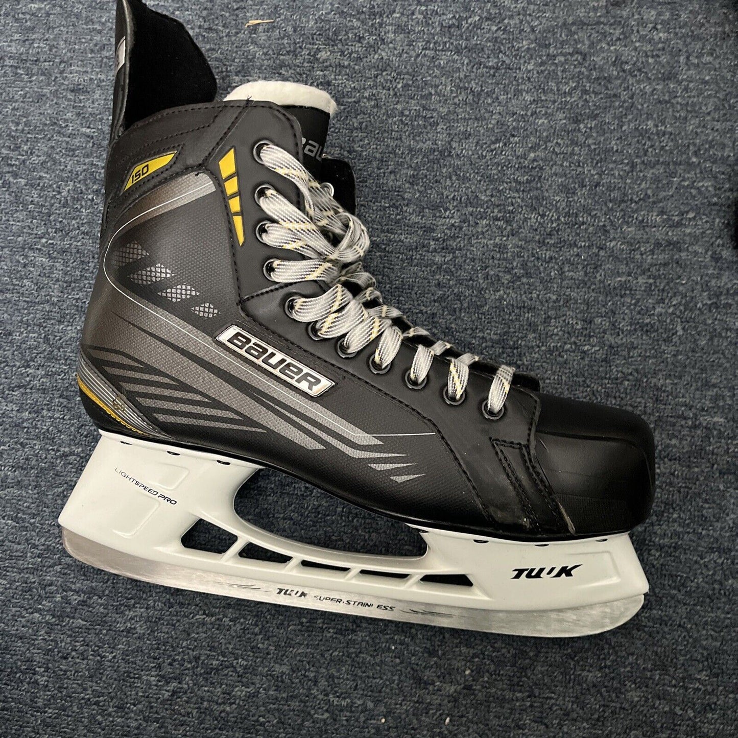 Bauer Lightspeed Pro Tuuk Super Stainless Ice Skate 12EE US13.5 UK12.5