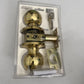 Ikonic Entrance Set Polished Brass Set *New Sealed*