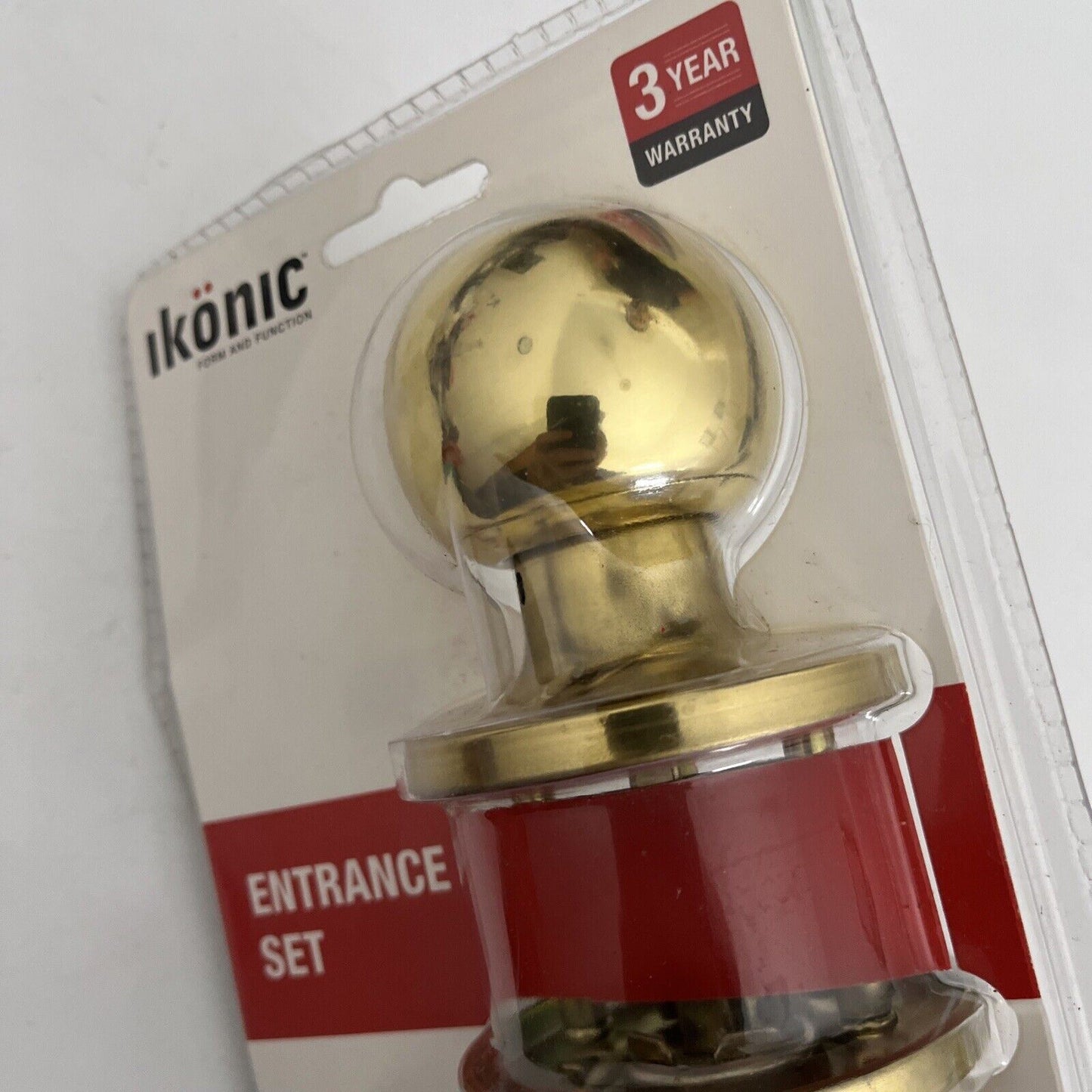 Ikonic Entrance Set Polished Brass Set *New Sealed*