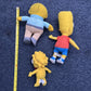 5x Simpsons Plush Toy: Ralph, Maggie 2003, Marge 2003, Bart 2005, Maggie 2003