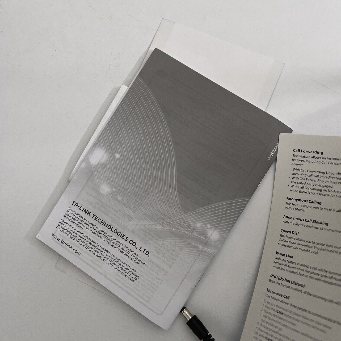 TP-Link 300Mbps Wireless N VoIP ADSL2+ NBN Compatible Modem Router TD-VG3631