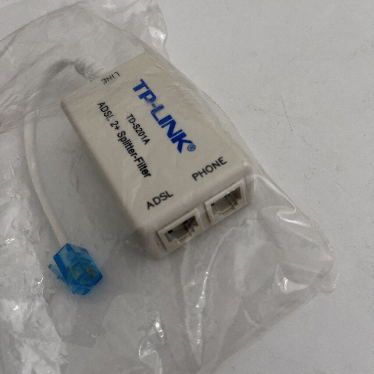 Splitter Filter TP-LINK ADSL 2+ Splitter Filter TD-S201A New in Bag – Retro Unit