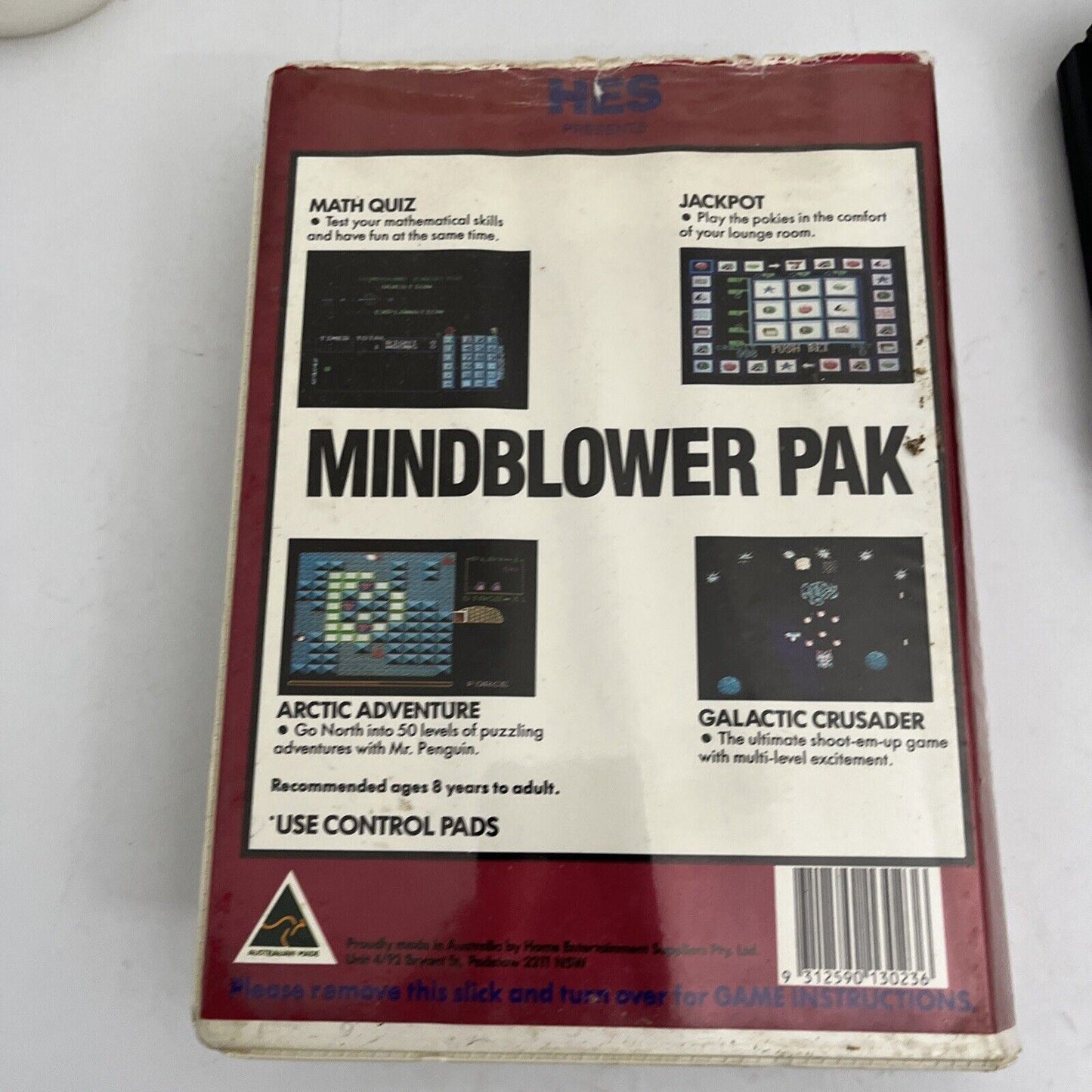 Mindblower Pak Nintendo HES NES Boxed PAL Piggy Back