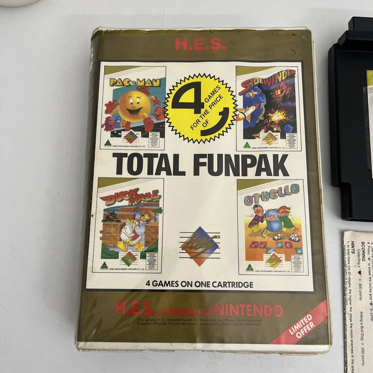 Total Funpak HES for Nintendo Entertainment System NES