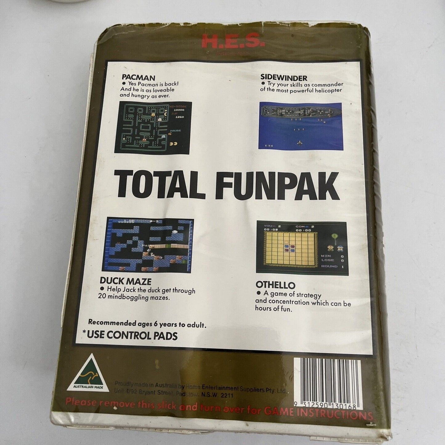 Total Funpak HES for Nintendo Entertainment System NES