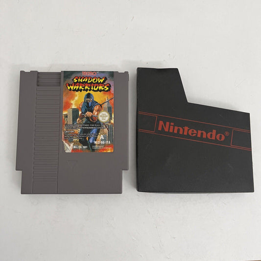 Shadow Warriors Nintendo NES PAL *Cartridge Only* NES-66-ITA