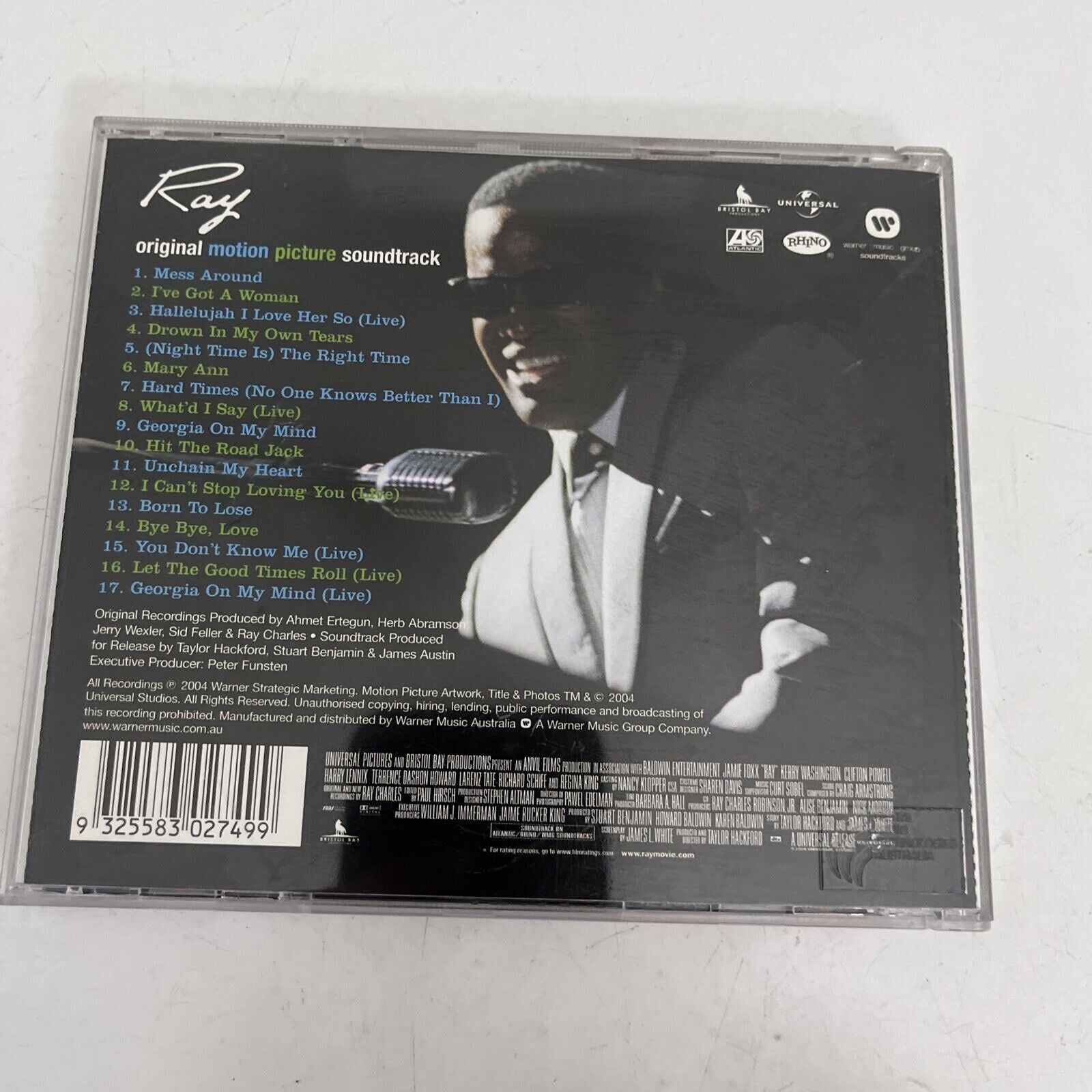 RAY Original Motion Picture Soundtrack (Ray Charles) (CD, 2004) – Retro ...