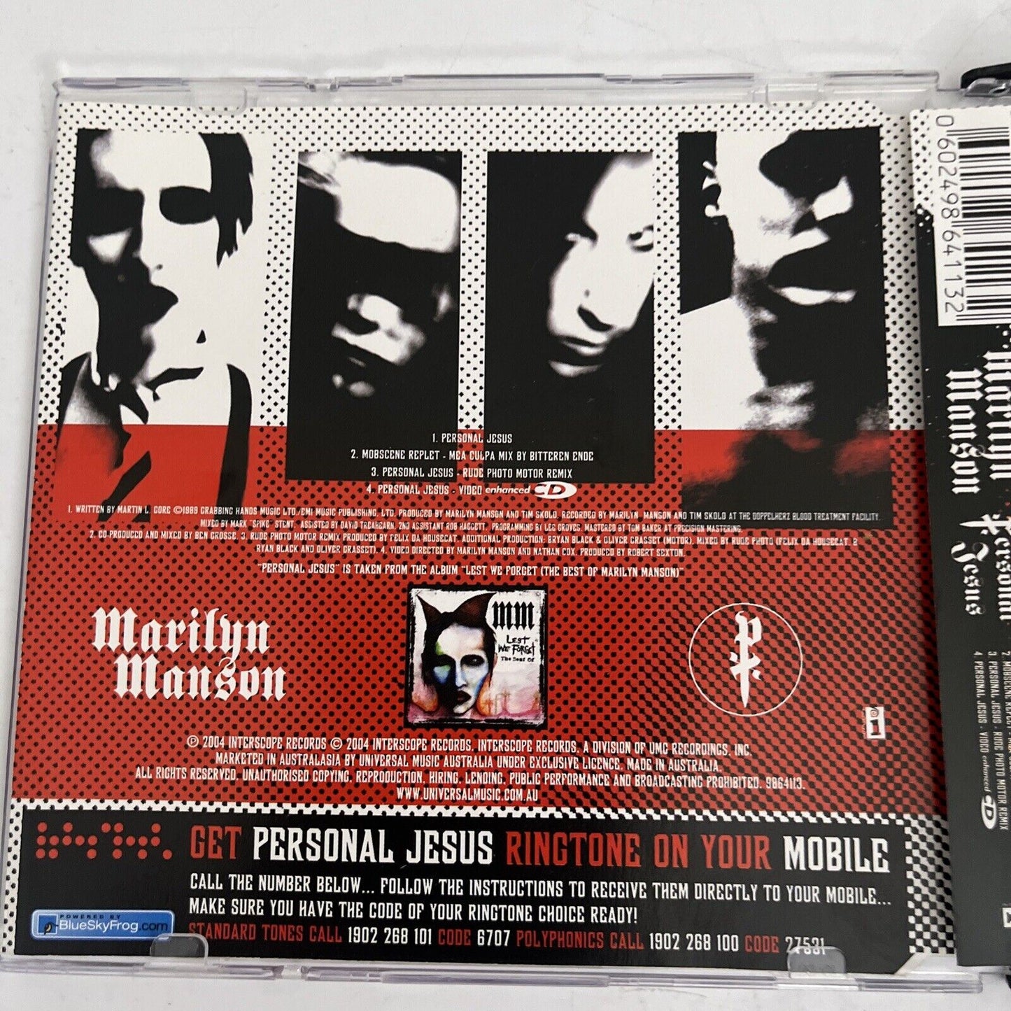 Marilyn Manson - Personal Jesus (CD, 2004)