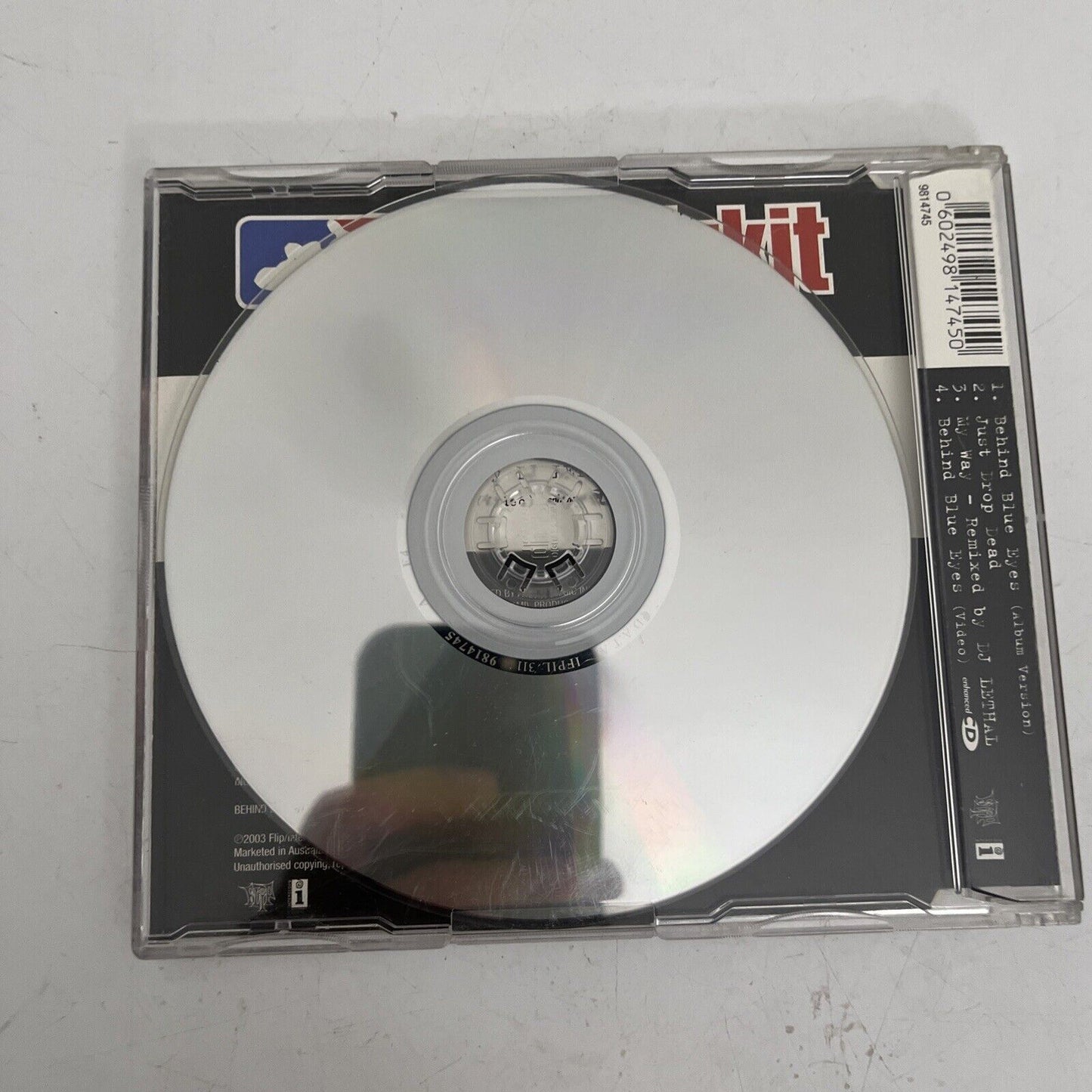 Limp Bizkit - Behind Blue Eyes (CD, 2004)