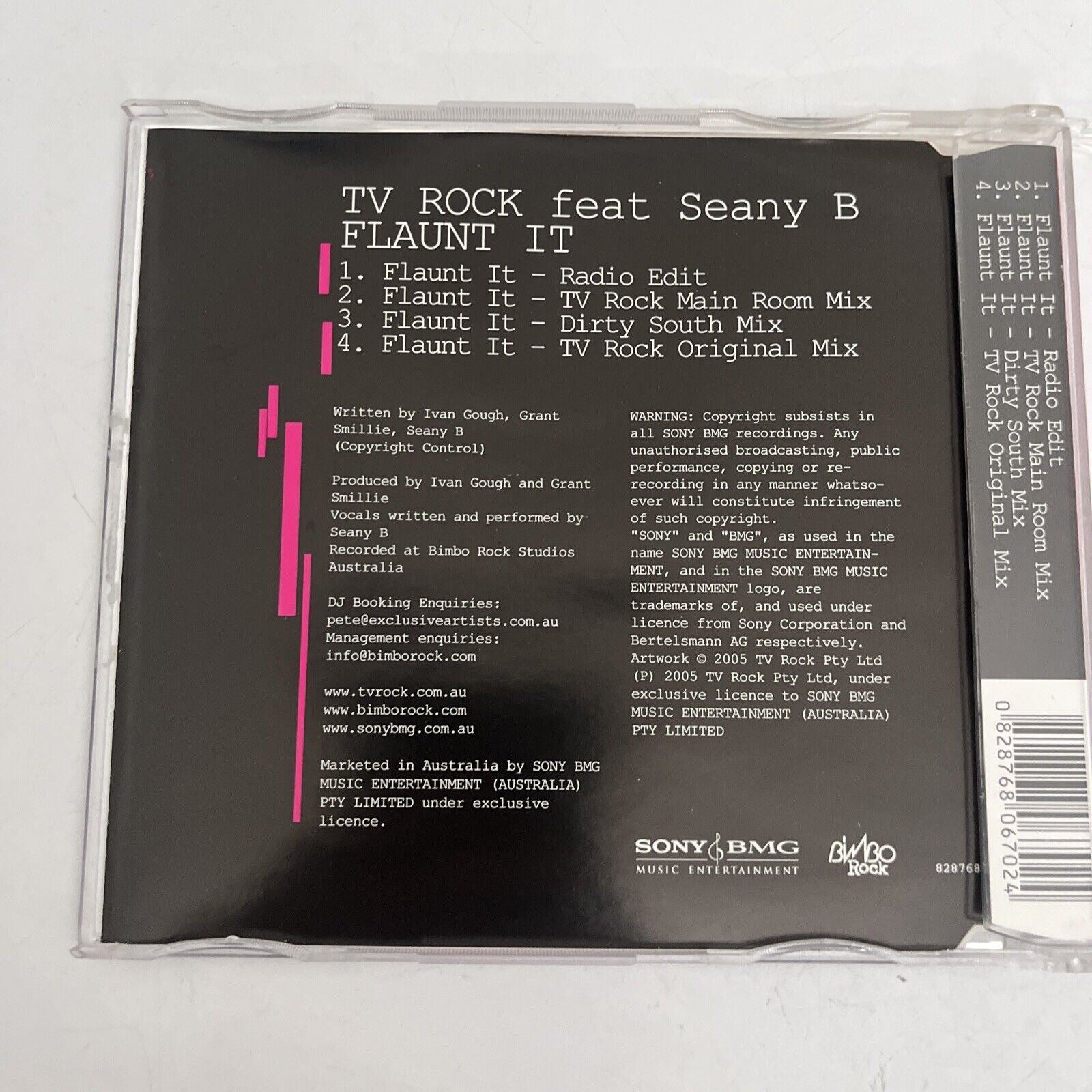 TV Rock Featuring Seany B - Flaunt It (CD, 2006) – Retro Unit